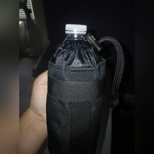 Black Insulated Water Bottle Holder